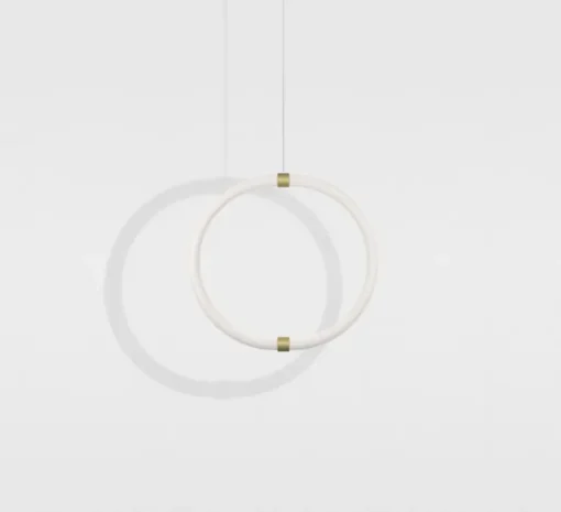 Suspension, Unseen, Lampe O, LED, dim, 2700K, 660 lm, L47cm, H7cm - Petite Friture