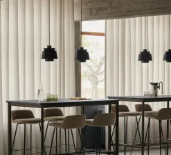 Suspension, Utzon JU1, bleu métallisé, Ø22cm, H23cm - Andtradition