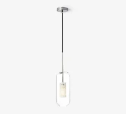 Suspension, Vadim, chrome, Ø15cm, H36cm - Sarah Lavoine