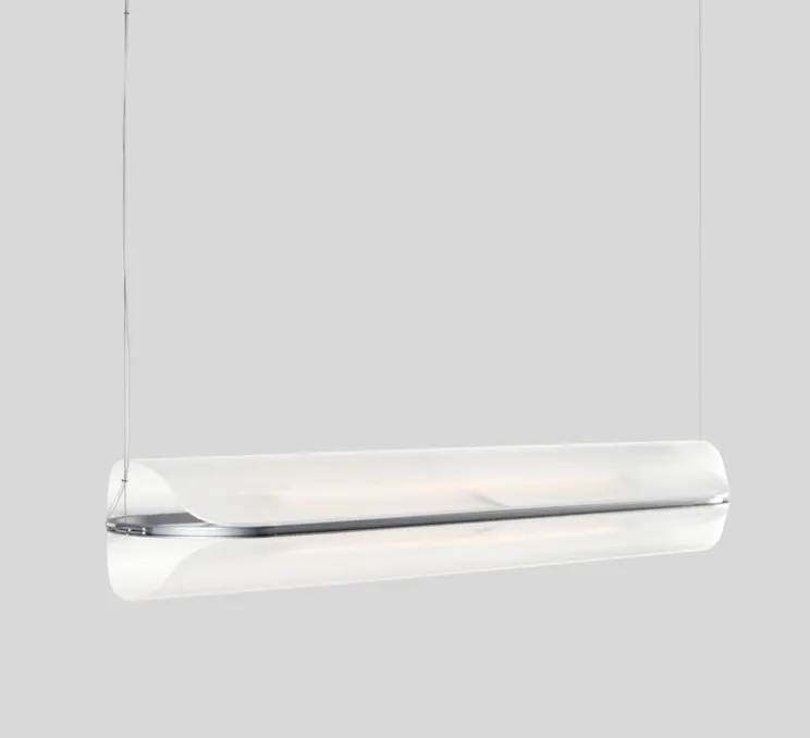 Suspension, Vale 1 Dali, transparent, anthracite, LED dimmable, 2700K, 1115lm, L102cm, H15cm - A-N-D