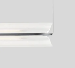 Suspension, Vale 1 Dali, transparent, anthracite, LED dimmable, 2700K, 1115lm, L102cm, H15cm - A-N-D