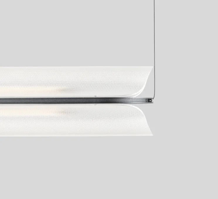 Suspension, Vale 1 Dali, transparent, anthracite, LED dimmable, 2700K, 1115lm, L102cm, H15cm - A-N-D