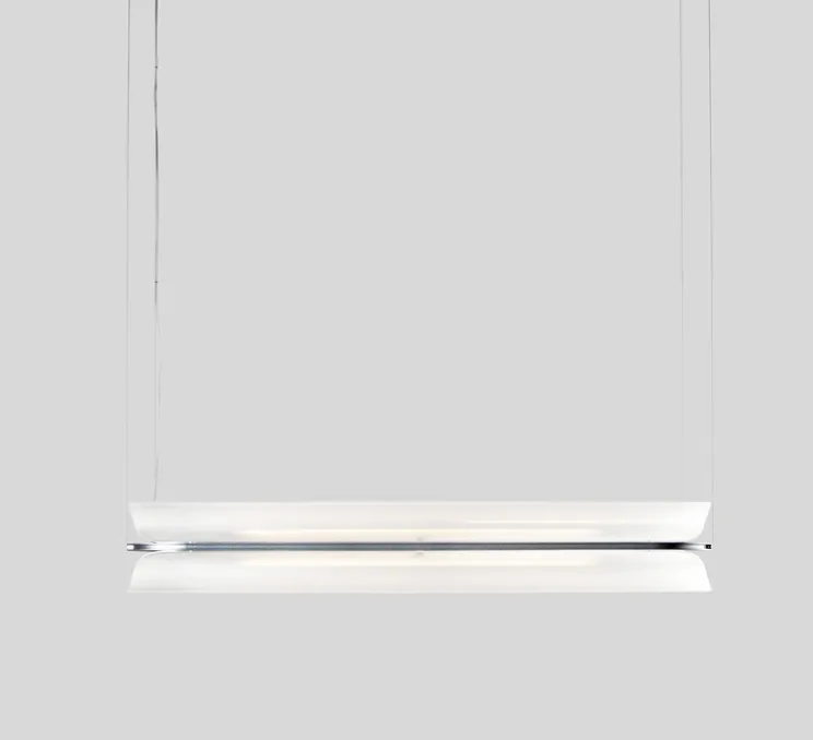 Suspension, Vale 1 Dali, transparent, anthracite, LED dimmable, 2700K, 1115lm, L102cm, H15cm - A-N-D