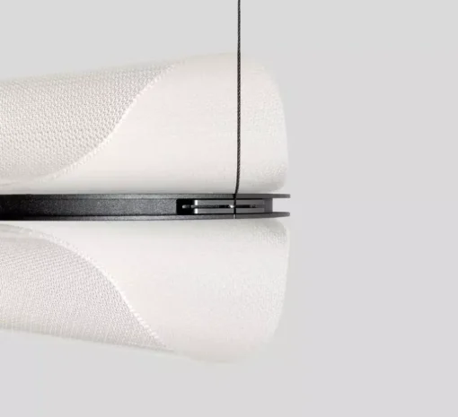 Suspension, Vale-P, transparent, anthracite, LED, dimmable, phase-cut, 2700K, 1388lm, L102cm, H16cm - A-N-D