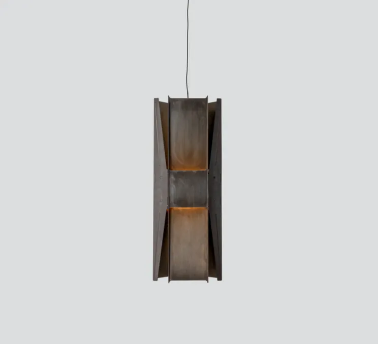 Suspension, Vector, 3 panneaux, noir, LED, dim, coupure de phase, 2700K, Ø22cm, H58cm - A-N-D