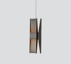 Suspension, Vector, 3 panneaux, noir, LED, dim, coupure de phase, 2700K, Ø22cm, H58cm - A-N-D