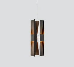 Suspension, Vector, 3 panneaux, noir, LED, dim, coupure de phase, 2700K, Ø22cm, H58cm - A-N-D