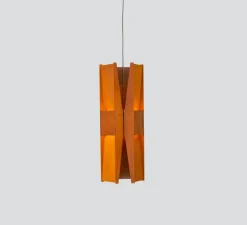 Suspension, Vector, 3 panneaux, rouille, LED, dim, coupure de phase, 2700K, Ø22cm, H58cm - A-N-D
