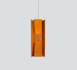 Suspension, Vector, 3 panneaux, rouille, LED, dim, coupure de phase, 2700K, Ø22cm, H58cm - A-N-D