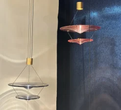 Suspension, Venise, graphite, LED, dim, 2700K, 830 lm, Ø38cm, H42,7cm - Elements lighting