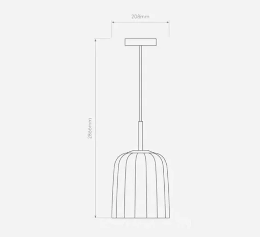 Suspension, Veo 230, bronze, Ø20,8cm, H23cm - Astro