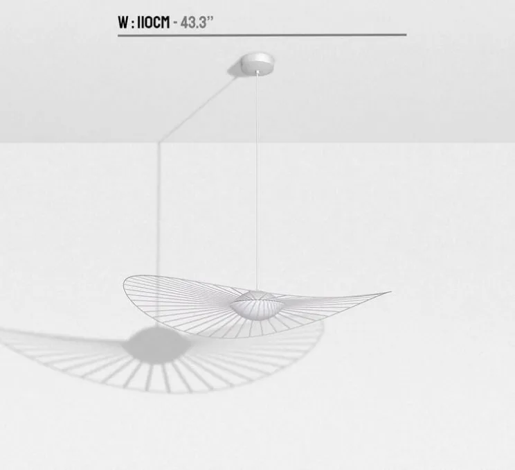 Suspension, Vertigo Nova, petite, blanc, LED, dim, 2700K, 1350 lm, Ø110cm, H11,5cm - Petite Friture