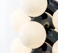 Suspension, Vine 5 pendant, Midnight, chrome, LED, 3000K, lm, Ø42cm, H57cm - A-N-D