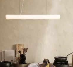 Suspension, vuelta 100, laiton, LED, 3000K, 2400lm, Ø8,4cm, H100cm - Ferm Living