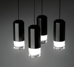 Suspension, Wireflow, noir, Ø150cm, H250cm, LED, 2700K - VIBIA