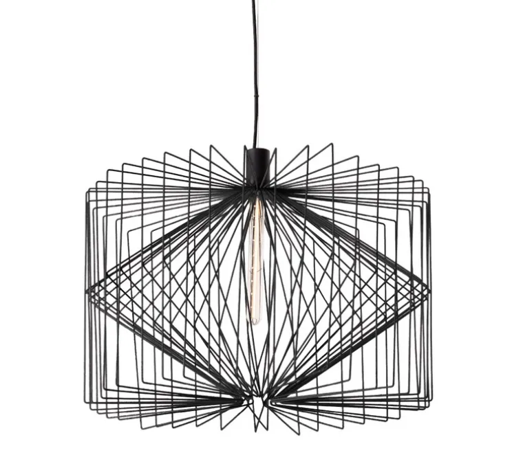 Suspension, Wiro, noir, Ø65cm, 2700K - Wever & Ducre