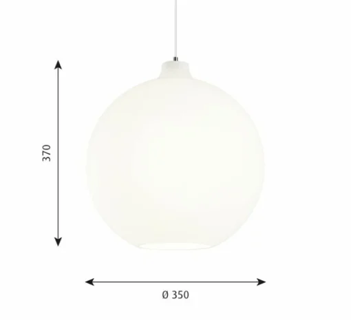 Suspension, Wohlert, blanc, Ø35cm, L37cm - Louis Poulsen