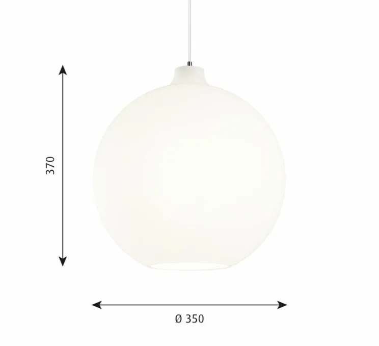 Suspension, Wohlert, blanc, Ø35cm, L37cm - Louis Poulsen