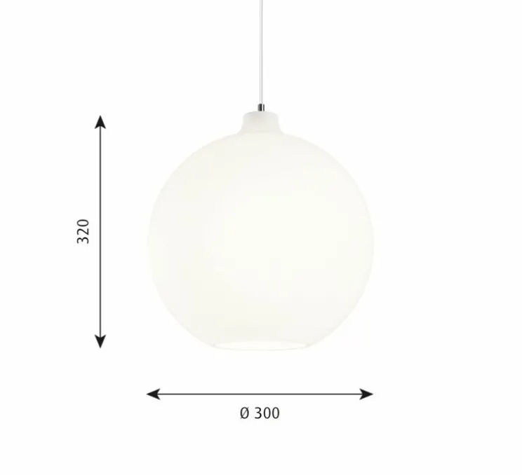 Suspension, Wohlert, blanc, Ø30cm, H32cm - Louis Poulsen