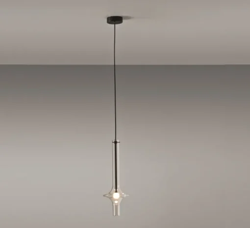 Suspension, Wonder Mini, transparent, noir, LED, 2700K, 207 lm, Ø16cm, H44cm - Penta