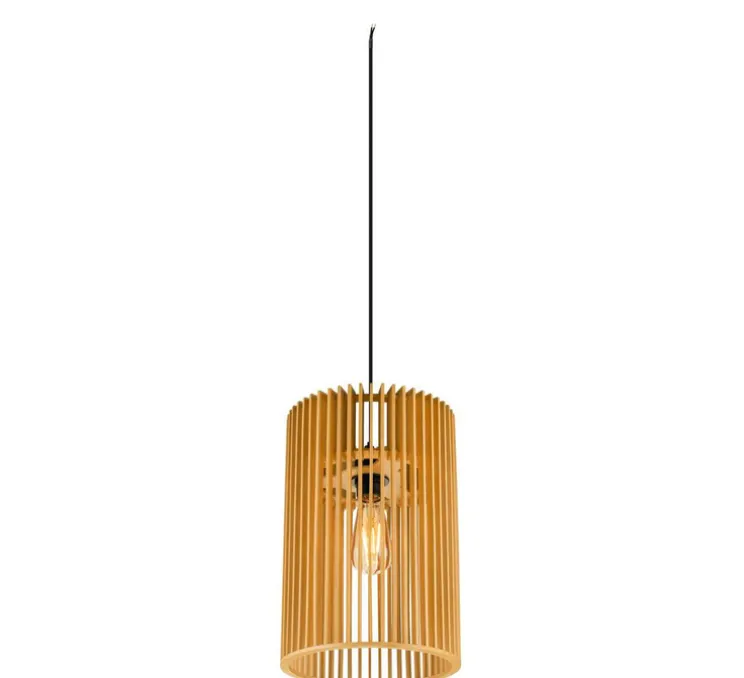 Suspension, Wud, naturel, Ø25cm, H38cm - SLV