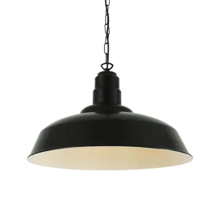 Suspension, Wyse, noir mat, Ø50cm, H30cm - Mullan Lighting