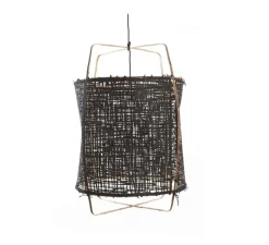 Suspension, Z1 black cotton, noir, Ø67cm, H96cm - Ay Illuminate