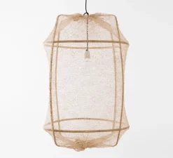 Suspension, Z2 Blond Sisal Tea, beige, Ø67cm, H100cm - Ay Illuminate