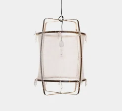 Suspension, Z11 Silk cashemere, sable, Ø48,5cm, H72,5cm - Ay Illuminate