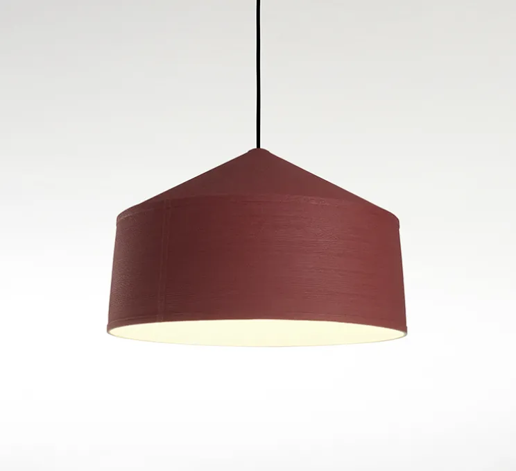 Suspension, Zenc, rouge, Ø44cm, H28cm - Marset