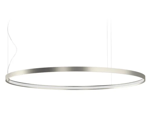 Suspension, Zero Round, titan, LED, 2700K, 4079lm, Ø98cm, H3cm - Panzeri
