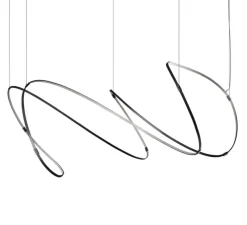 Suspension, Zigouzi 180, noir, LED, dim, 2700K, 10560 lm, Ø1740cm, H82cm - Dix heures dix