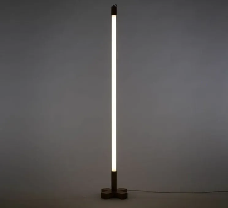 Tube, lampadaire, Linea, blanc, LED, 3000K, 1260 lm, Ø5cm, H134,5cm - Seletti