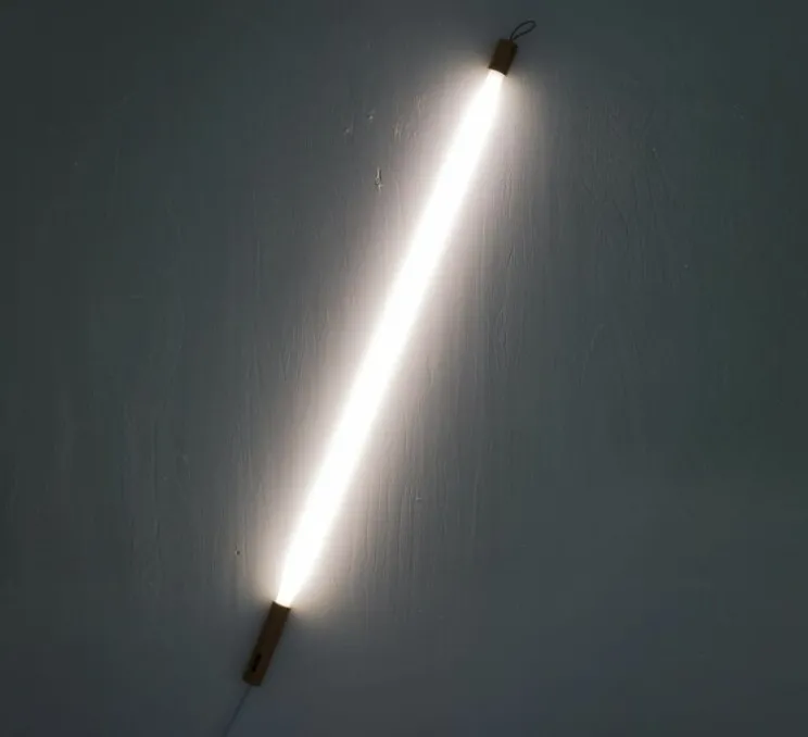 Tube, lampadaire, Linea, blanc, LED, 3000K, 1260 lm, Ø5cm, H134,5cm - Seletti