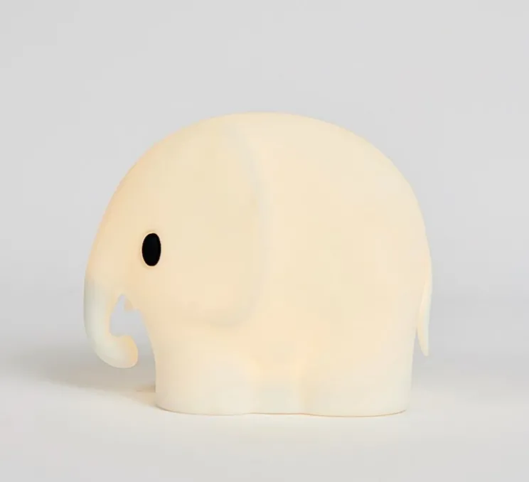Veilleuse, lampe, first light elephant, blanc, LED, dim, 2700K, 100 lm, L21cm, H18cm - Mr Maria