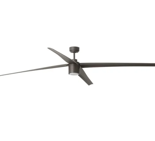 Ventilateur lumineux, ATTOS, été/hiver, DC Motor, marron, LED, 2700 à 4600K, 1200lm, L213cm, H34cm - FARO
