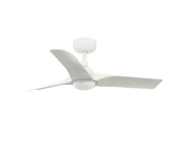 Ventilateur lumineux, Hey S, blanc, LED, 2700-4000-6000K, 480 lm, Ø90cm, H27cm - Faro