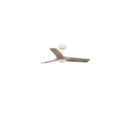 Ventilateur lumineux, Heywood S LED white flighter, bois, érable, LED, dim, 2700 à 6000K, 944 lm, Ø90cm, H27cm - Faro