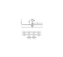 Ventilateur lumineux, Heywood S LED white flighter, bois, érable, LED, dim, 2700 à 6000K, 944 lm, Ø90cm, H27cm - Faro