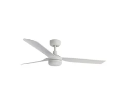 Ventilateur lumineux, Punt M, blanc, LED, dim, 3000 - 4200 - 6500K, 723 lm, Ø130cm, H32,2cm - Faro