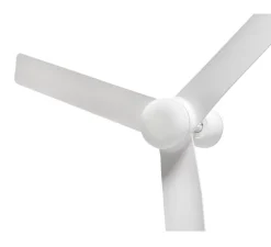 Ventilateur lumineux, Punt M, blanc, LED, dim, 3000 - 4200 - 6500K, 723 lm, Ø130cm, H32,2cm - Faro